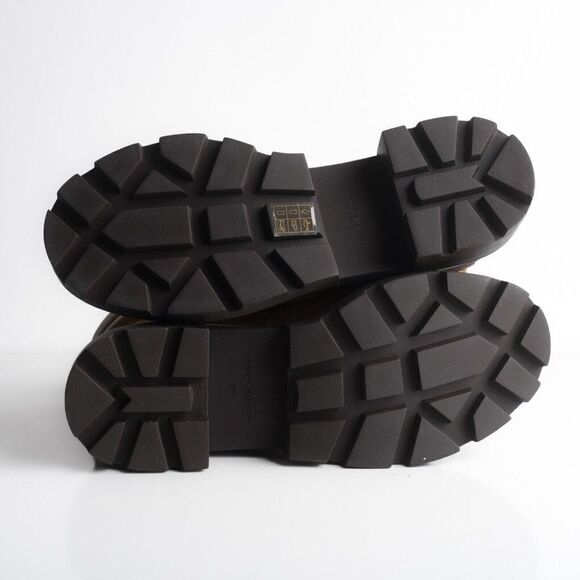 Tory Burch Womens Brown Suede Miller Lug Hiker Boots US 9 EU 39 New w Box - Picture 8 of 8